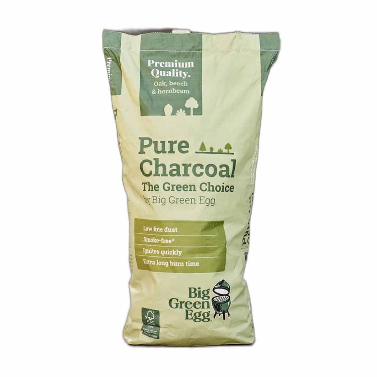 Big Green Egg Holzkohle Pure Charcoal - The Green Choice