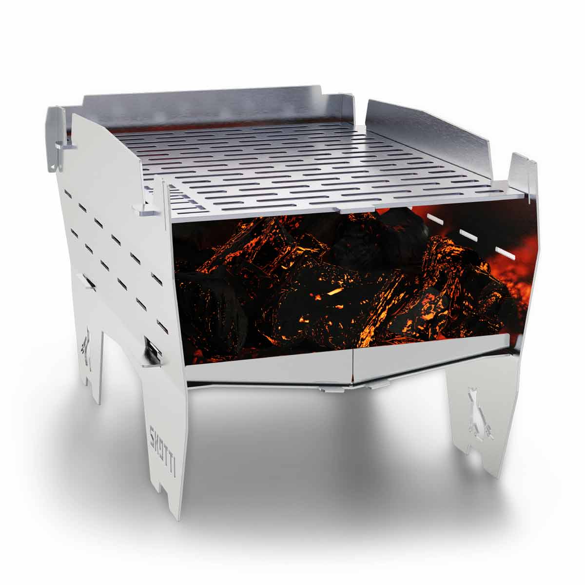 Skotti Mini – Steckbarer Edelstahl Grill XS