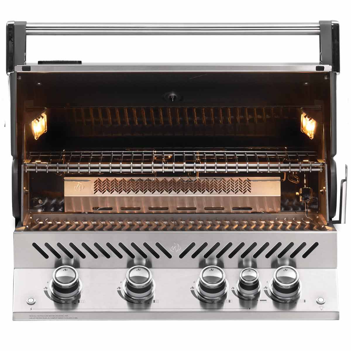 Napoleon Einbau Gasgrill Prestige PRO 500 | Edelstahl | Erdgas inkl. Drehspieß