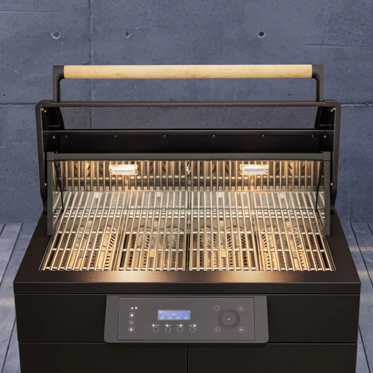 KOQOON GQ4 Premium Gasgrill, matt schwarz